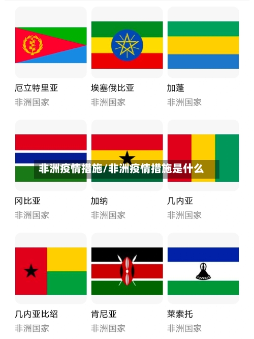 非洲疫情措施/非洲疫情措施是什么